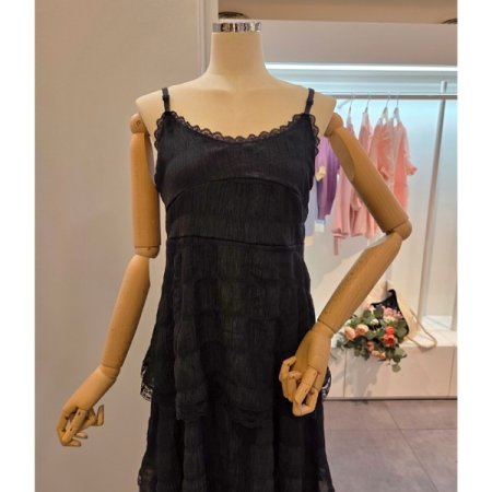 캉캉 프릴 레이스 원피스