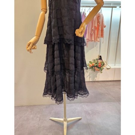 캉캉 프릴 레이스 원피스