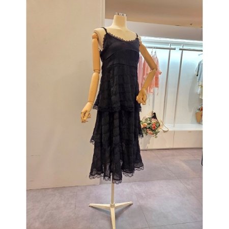 캉캉 프릴 레이스 원피스