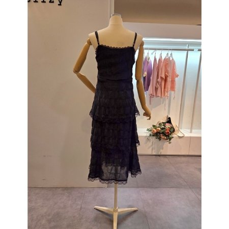 캉캉 프릴 레이스 원피스