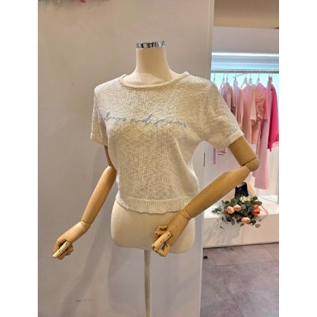 라운드넥 반팔니트티셔츠