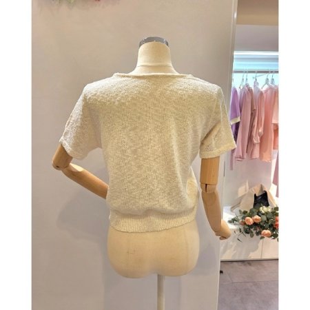 라운드넥 반팔니트티셔츠