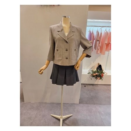 양포켓 쓰리버튼 자켓