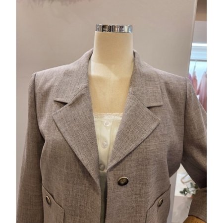 양포켓 쓰리버튼 자켓