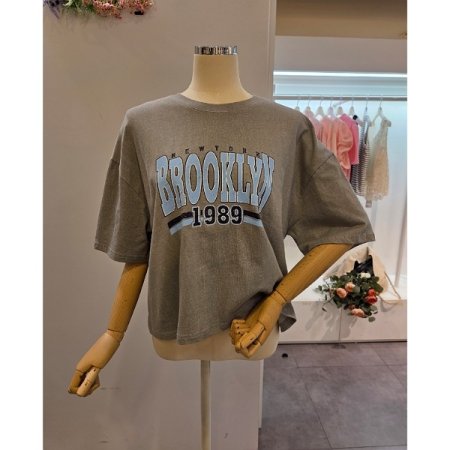 루즈핏 레터링 티셔츠