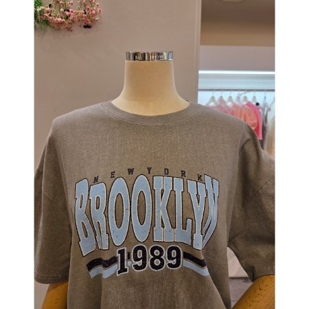 루즈핏 레터링 티셔츠