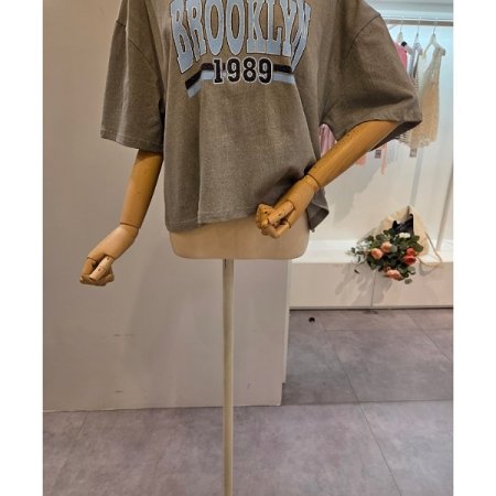 루즈핏 레터링 티셔츠