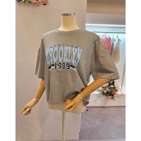 루즈핏 레터링 티셔츠