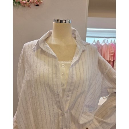 기본 줄지 셔츠