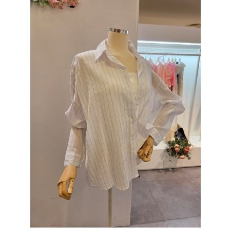 기본 줄지 셔츠