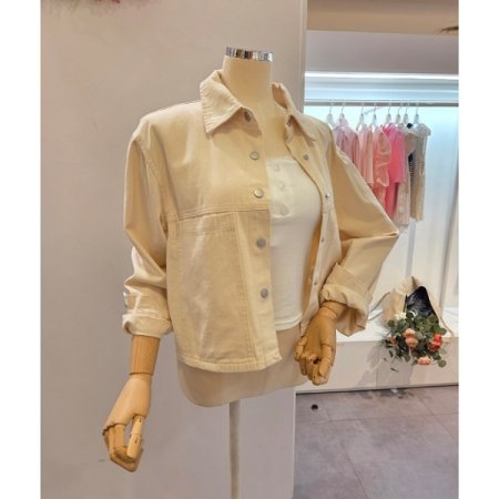 무지 양포켓 자켓