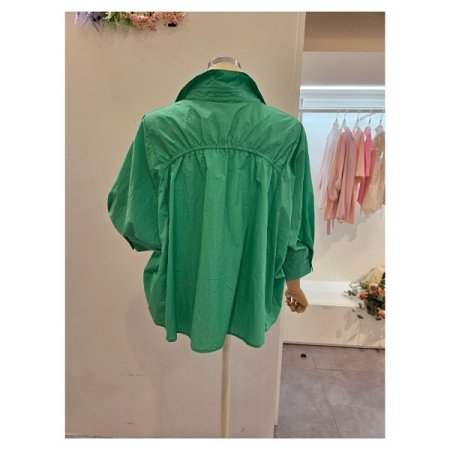 백 셔링 카라 셔츠