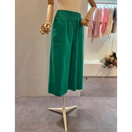 무지 밴딩 7부팬츠