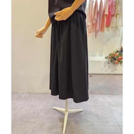 셔링 티셔츠 스커트 세트