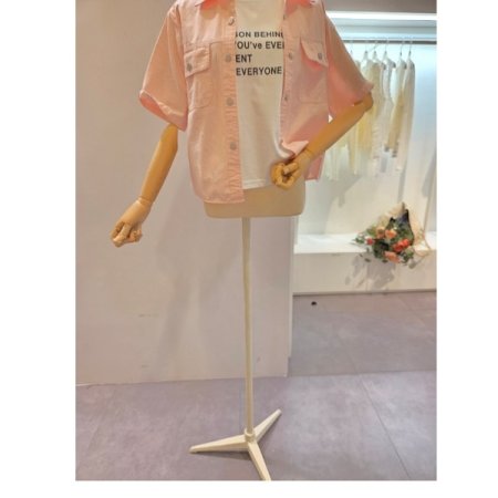 양포켓 미니 카라 셔츠