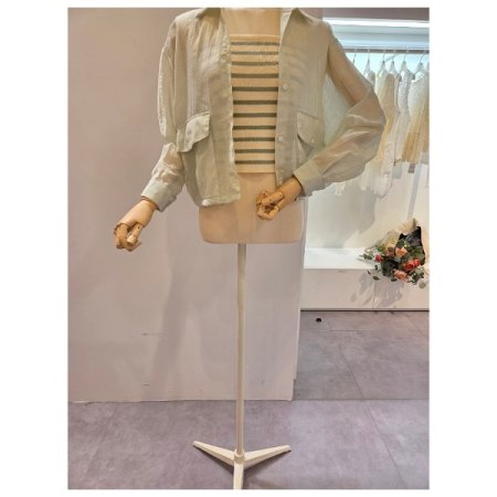 양포켓 셔츠 끈 티셔츠 세트