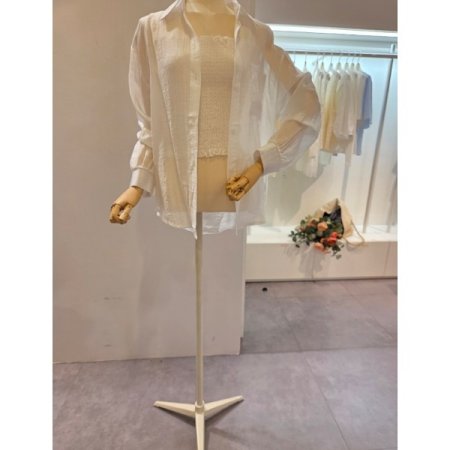 스모크탑 시스루셔츠 세트