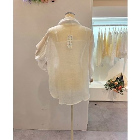 스모크탑 시스루셔츠 세트