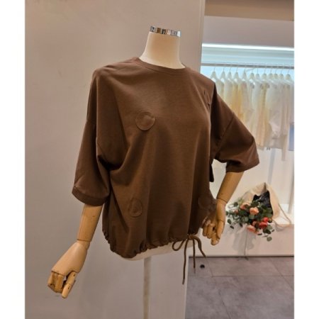 사이드 포켓 스트링 티셔츠