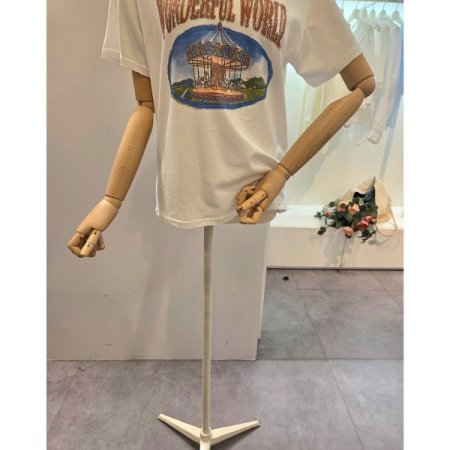 원더풀 프린트 티셔츠