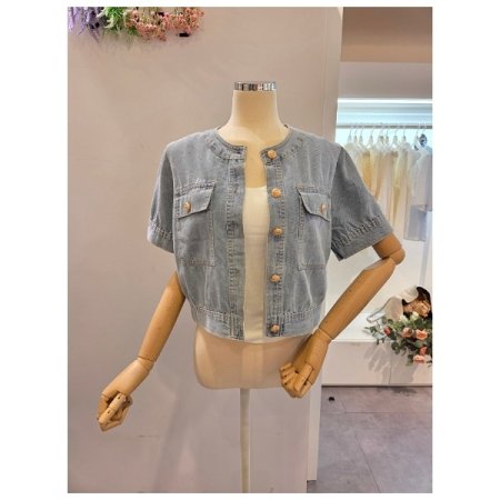 노카라 데님 자켓