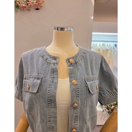 노카라 데님 자켓