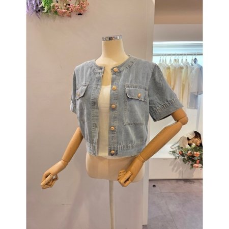 노카라 데님 자켓