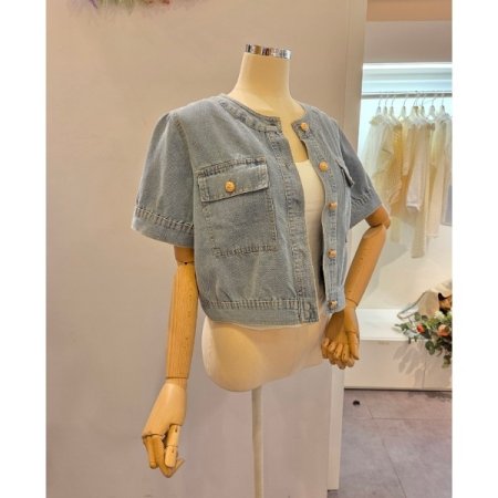 노카라 데님 자켓