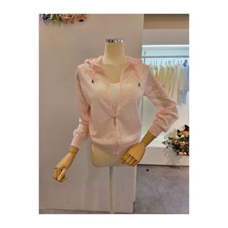 썸머 후드 집업 가디건