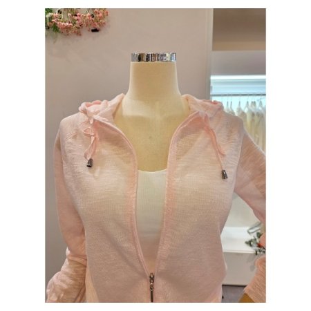 썸머 후드 집업 가디건