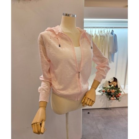 썸머 후드 집업 가디건