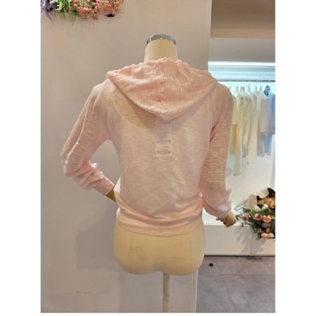 썸머 후드 집업 가디건