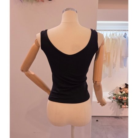 민소매 브라탑 티셔츠