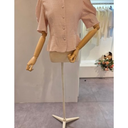 퍼프 에이라인 블라우스