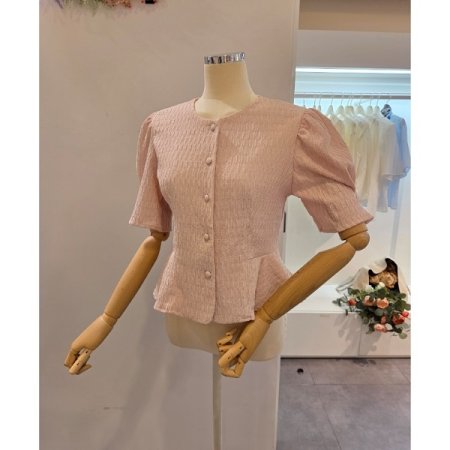 퍼프 에이라인 블라우스