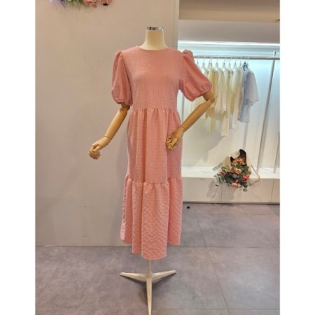 퍼프소매 캉캉 원피스