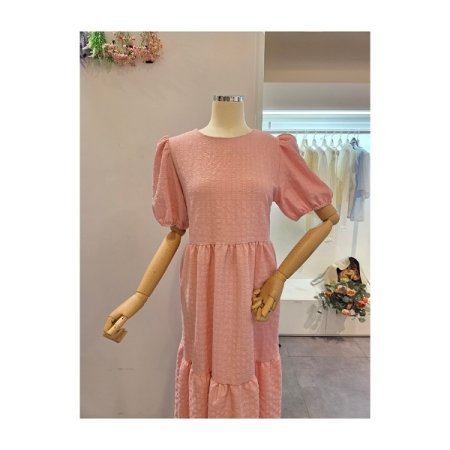 퍼프소매 캉캉 원피스