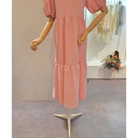 퍼프소매 캉캉 원피스