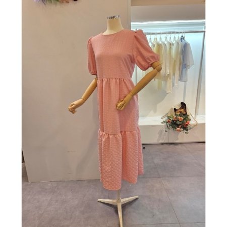 퍼프소매 캉캉 원피스