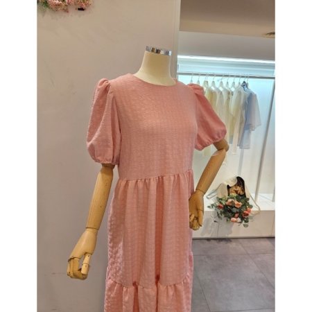 퍼프소매 캉캉 원피스