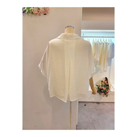 이중 러플 블라우스