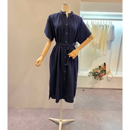 양트임 벨티드 원피스