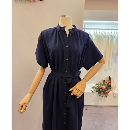 양트임 벨티드 원피스