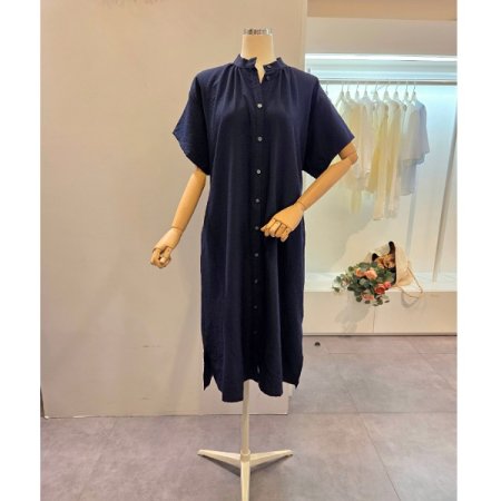 양트임 벨티드 원피스