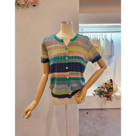 미니 케이블 가디건