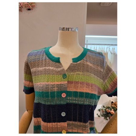 미니 케이블 가디건