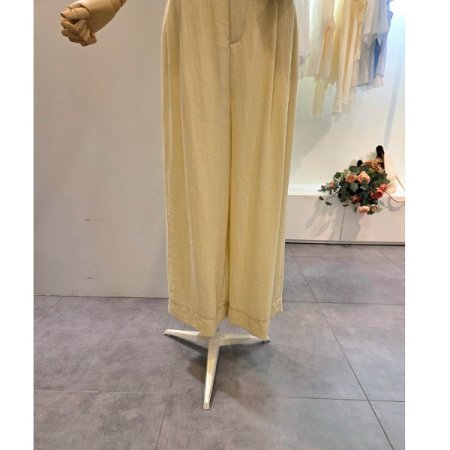 투턱 와이드 팬츠 벨트 세트