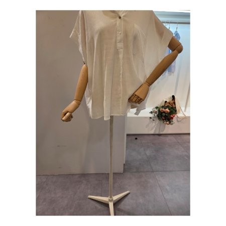 가오리핏 카라 블라우스