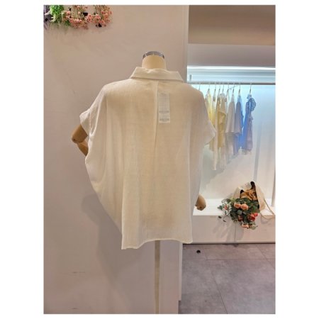 가오리핏 카라 블라우스