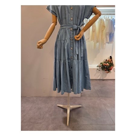 카라 청 캉캉 원피스